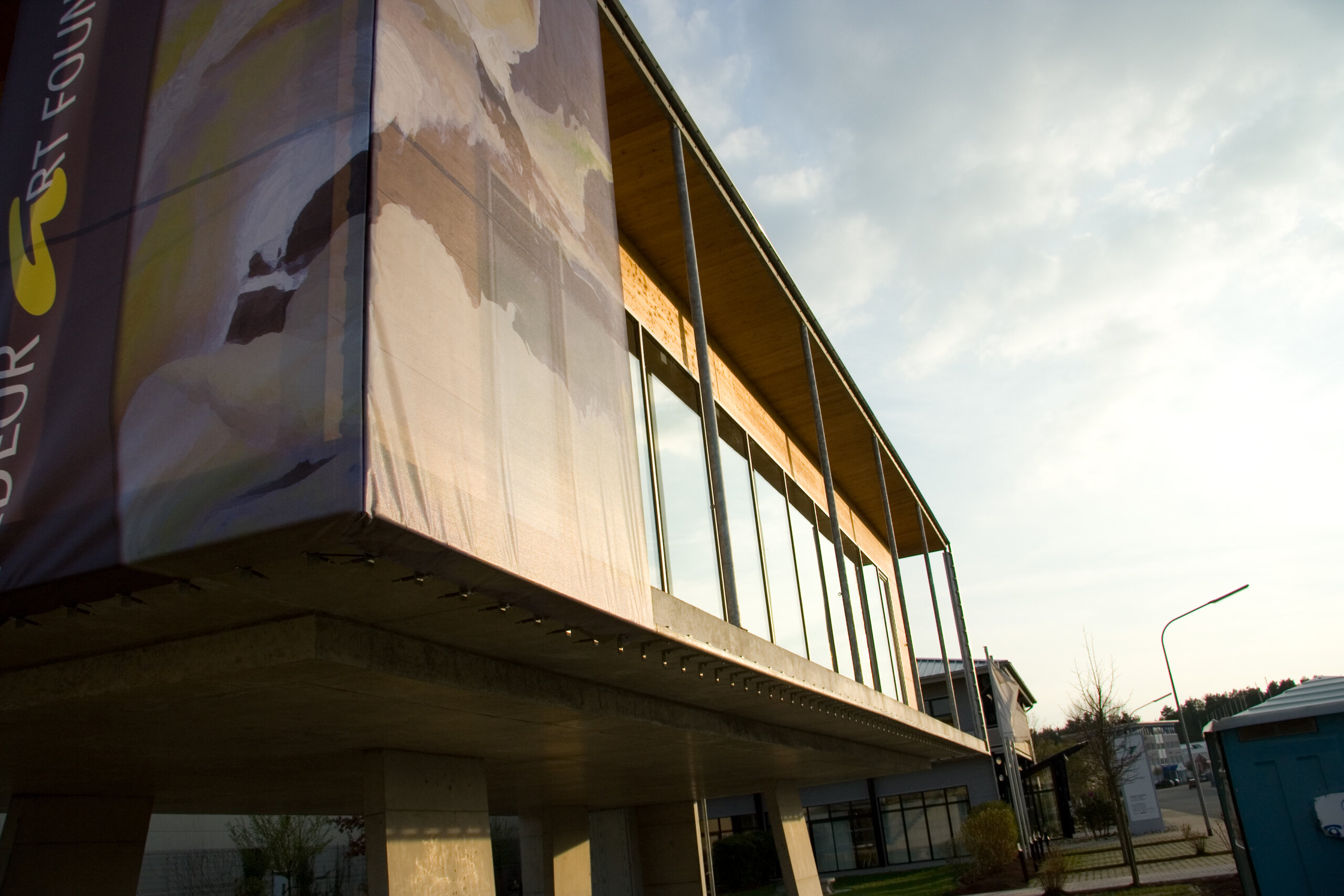 Schaulager-Gebäude von Russ in Holzbauweise